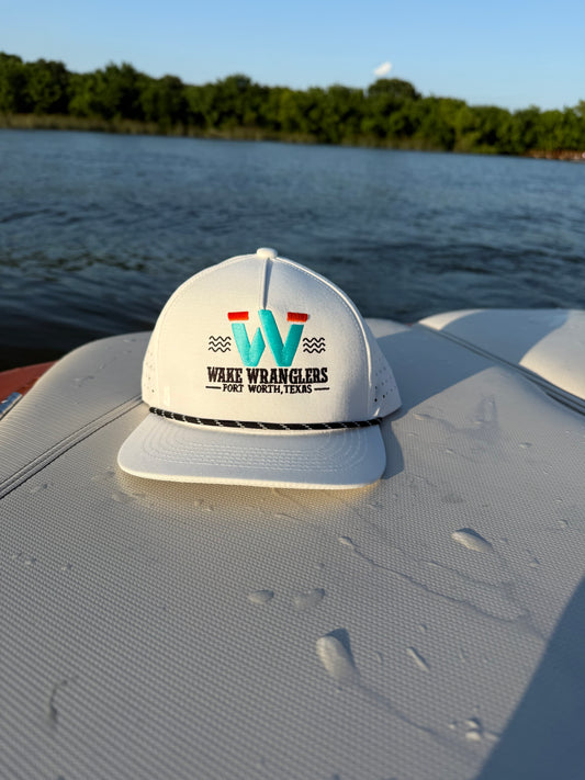 W in the Chat White Snapback Hat